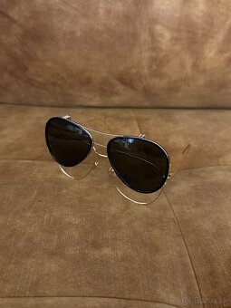 Linda Farrow Aviator slnečné okuliare - 10