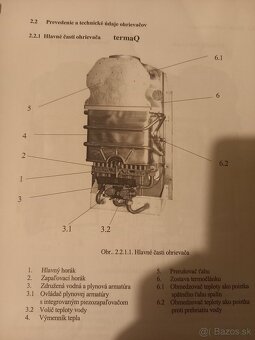 Plynový prietokový ohrievač KVART,Ohrievač vody - 10