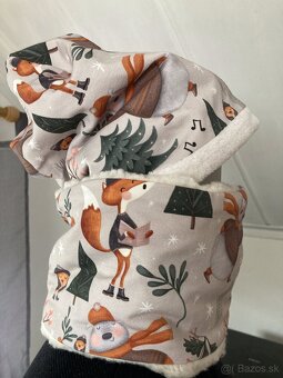 Detské čiapky- zateplené - 10