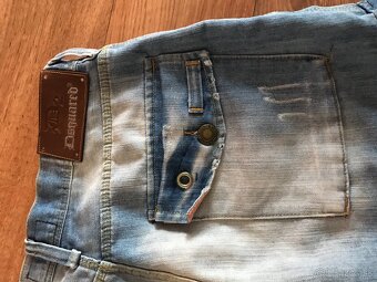 DSQUARED2 pánske riflove capri nohavice L/XL - 10
