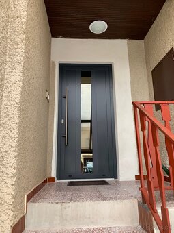 Hliníkové vchodové dvere, anthrazit,nové - 10