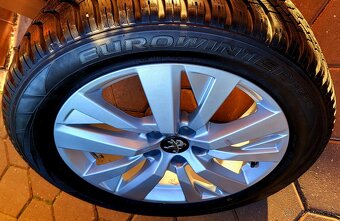 alu R17 5x108 orig. Peugeot, zimné pneu 215/55 (215/65) - 10