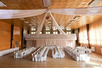 Svadobná výzdoba, kvety na stôl, kytica, vence, 3D srdce - 10