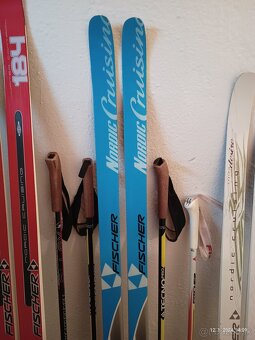 supinove bezky FISCHER dlzka 184 cm a 174 cm + palice - 10