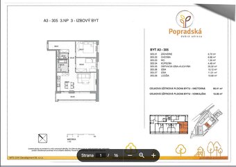 3 izbový byt na predaj v novostavbe Popradská - 10