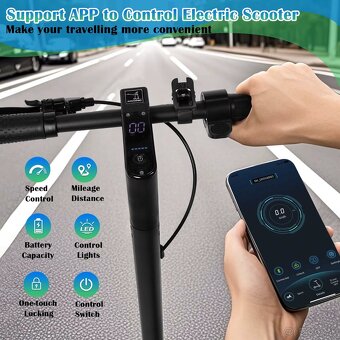 Mestská elektrická kolobežka 8.5“,350W,7.8Ah,30km/h,25km,12k - 10