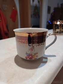 Porcelánová sada 6ks šálky a podšálky. - 10