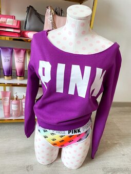 Victoria’s Secret PINK mikina off-shoulder XS - 10