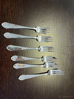Strieborný dezertný pribor 503g - 10