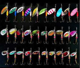 Rybolov - blinkre blyskáče rotačky - 10