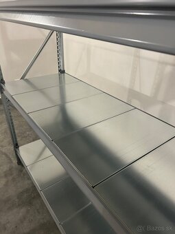 Policovy regál pozinkovaný, priemyselný - 10