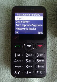Predám seniorský mobil ALCATEL 3085X s bat. a nabíjačkou. - 10