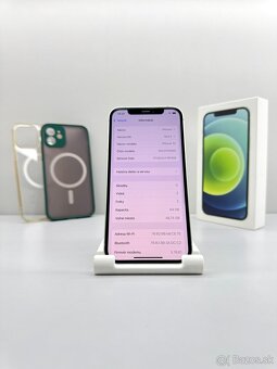 iPhone 12 GREEN NOVÁ BATÉRIA 100%+PRÍSLUŠENSTVO - 10