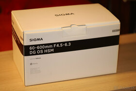 SIGMA 60-600/4.5-6.3 DG OS HSM Sports Canon + príslušenstvo - 10