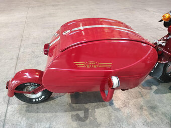 Jawa 350 sajdka sidecar postranny vozik + zadný vozik - 10