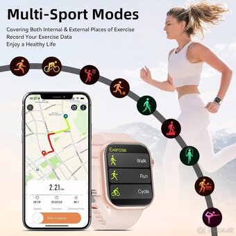 Chytré hodinky Smart Watch G28 pre ženy – 1,85" IPS - 10