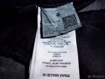 G-Star Raw pánske športové chino nohavice elastan L-XL - 10