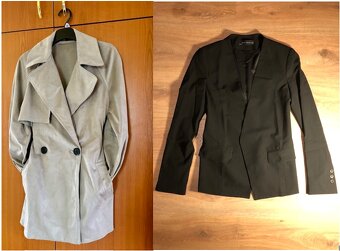 ZARA - semišový trenčkot + čierne sako ZARA - 10