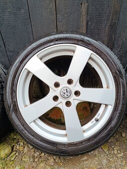 Elektróny 5x112 R17 + letná sada Nokian 225/45 - 10
