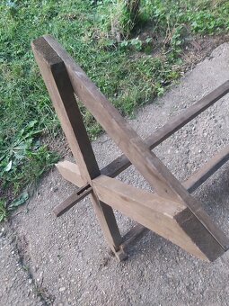 Rám starožitného sedliackeho stola pre 12 ĺudí - 10