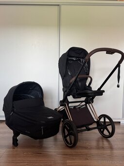 Cybex priam rosegold - black kočík - 10