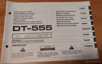 Predám equalizér a timer Pioneer - 10