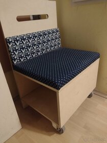 Dizajnová posteľová zostava z brezového dreva - 10