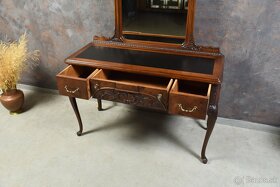 Psací stůl- starožitný nábytok - 1950 - 10