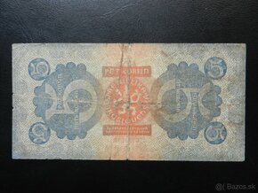 Prvá republika bankovky 3 - 10