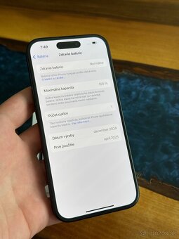 iPhone 15 128gb 100% bateria len odbaleny - 10