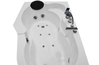 M-SPA - 0207 Kúpeľňová vaňa s hydromasážou 150 x 92 x 53 cm - 10