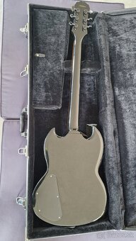 Predám Epiphone G-400 Tony Iommi Ebony + kufor - 10