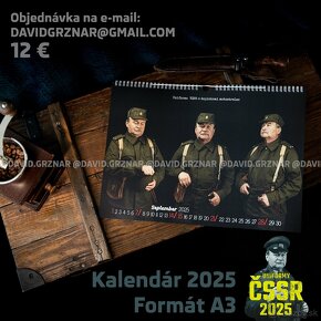 RETRO KALENDÁR 2025 Uniformy ČSSR - 10