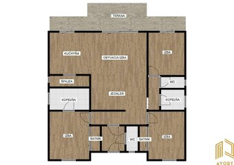 REZERVOVANÝ/ 4 - IZB. NOVOSTAVBA , POZEMOK 732m2, DOJČ - 10