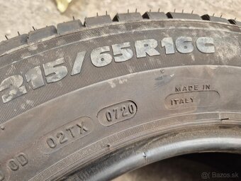 215/65 r16C letné 4 ks MICHELIN dezén 8,7-6,1 mm - 10