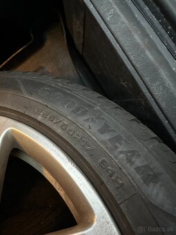 Sada ALU diskov original Peugeot R17, pneu Good Year - 10