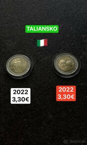 Euromince - pamätné dvojeurové mince Taliansko - 10