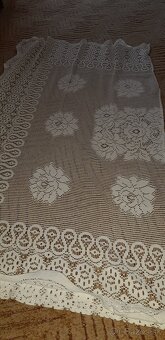 Záclony – biele, vzorované, mix - 10