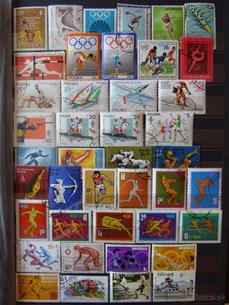 Pekná zbierka známok ŠPORT 1 - 10