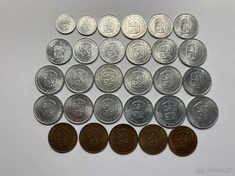 Československo 1918 - 1993 ČSR ČSSR mince v krásnom stave - 10