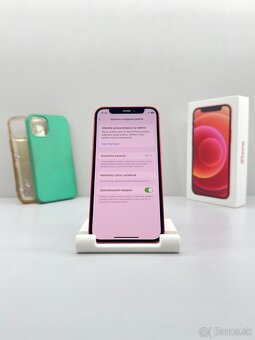 iPhone 12 MINI RED TOP STAV NOVÁ BATÉRIA 100% - 10