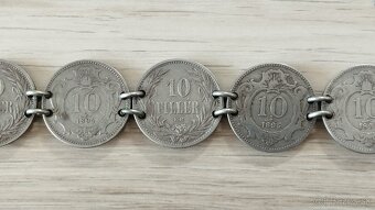 Patriotický náramek z mincí RU - 10