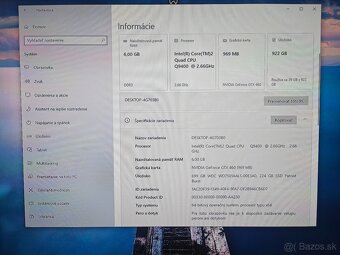 Intel Q9400 6GB GTX460 SSD - 10