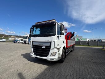 DAF CF 460 valník hydraulická ruka FASSI 235-8,EURO 6 ,TOP - 10
