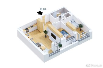 7 bytov VOĽNÝCH - Bytový dom "B"  |  LUNA RESIDENCE - 10