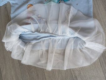 Frozen Anna Elsa Olaf bledomodré tričko mikina 104 - 10