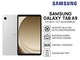 Samsung Galaxy Tab A9 LTE, 4/64 GB, Android 15 - 10