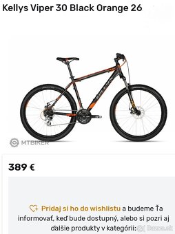 Kellys Viper 30, kolesá 26", rám "M" - 10