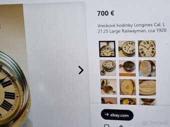 Vreckové hodinky,LONGINES. - 10