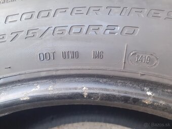 275/60 r20 celoročné pneumatiky 4ks Cooper DOT2019 - 10